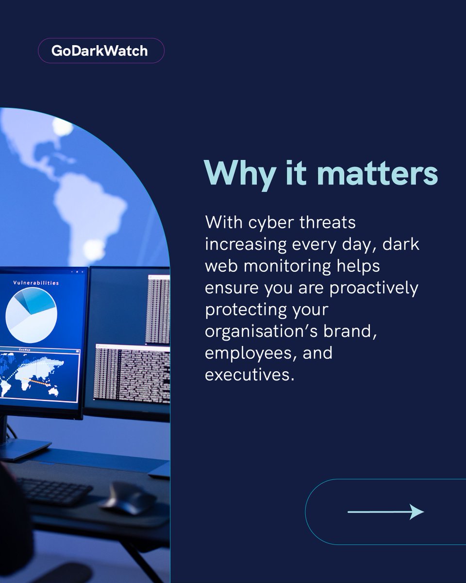 goacodigital's tweet photo. Is your data already exposed? 🔍
60% of dark web data can harm your enterprise. Get proactive with GoDarkWatch, Goaco’s award-winning monitoring service.
✅ 24/7/365 scanning
✅ Early PII & credential detection
✅ Supply chain security
🔗 https://t.co/k4XBDMva11
#Goaco https://t.co/HWIhUJfD63