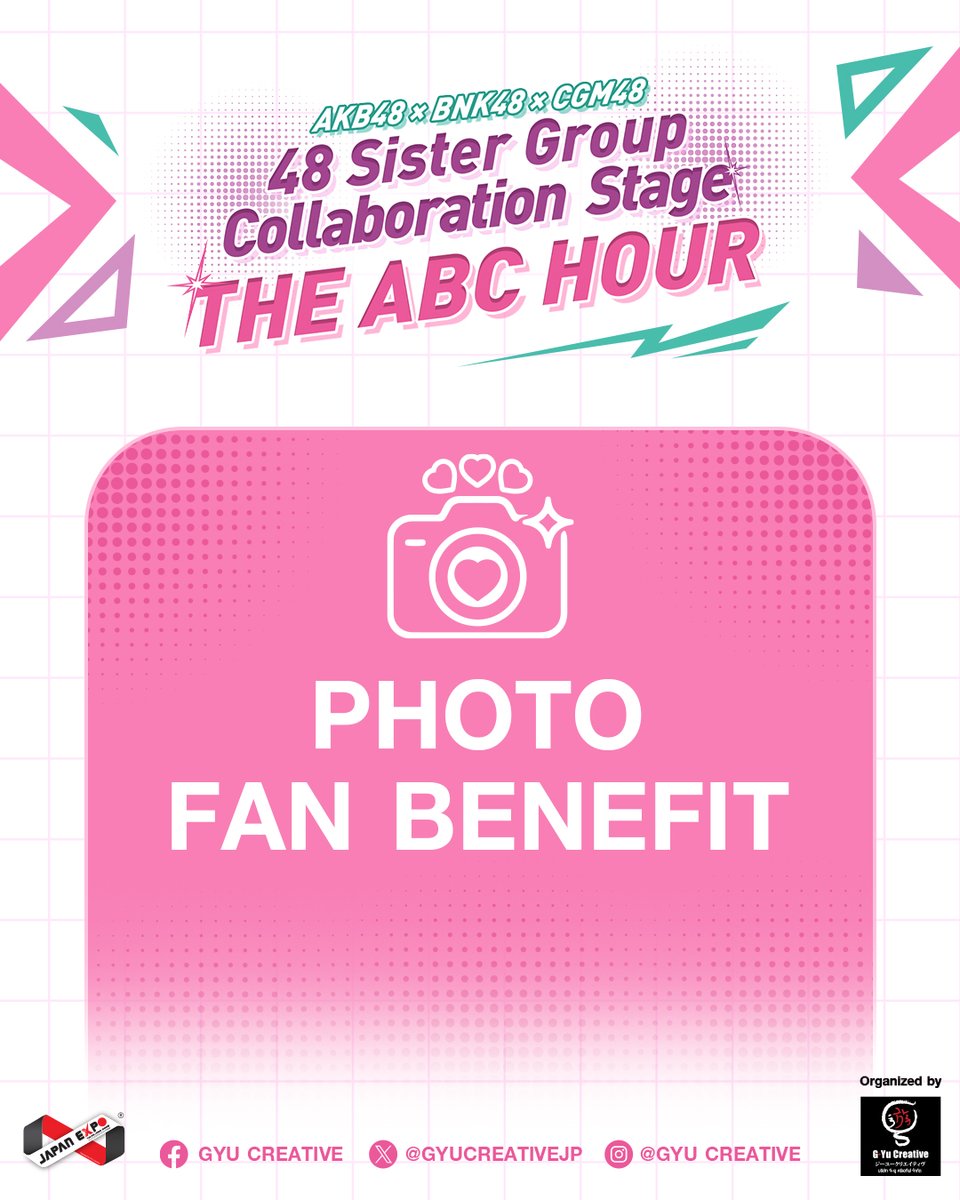 GROUP PHOTO Fan Benefits | AKB48 × BNK48 × CGM48～48 Sister Group Collaboration Stage～『THE ABC HOUR』📸

Download Link
18:10 - drive.google.com/drive/folders/…

สามารถดาวน์โหลดไฟล์ได้ตั้งแต่วันนี้ ถึงวันที่ 21 กุมภาพันธ์ 2569
The files will be available for download until February 21,