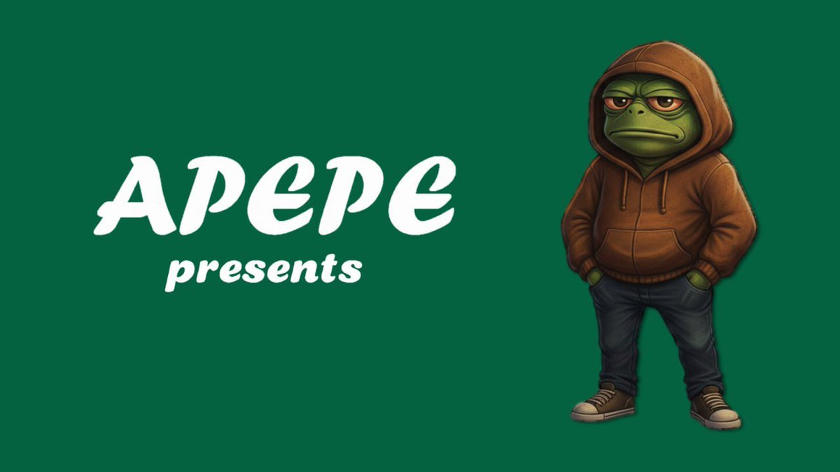🎬 APEPE's 2nd Giveaway is LIVE!

This isn’t just a contest —
100 winners will receive a share of 500,000,000 $APEPE
💰 Top 5 winners will share 300,000,000 $APEPE
💰 95 winners will share 200,000,000 $APEPE

Top designs will be selected and integrated into our upcoming global