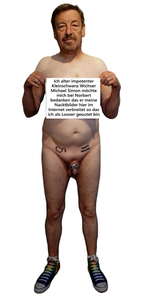 Das macht der Norbert doch immer gerne. Schweine müssen gezeigt werden. 
<a href="/Michael96731690/">Impotenter Kleinschwanz Looser</a>  <a href="/cutjunge/">Norbert</a>