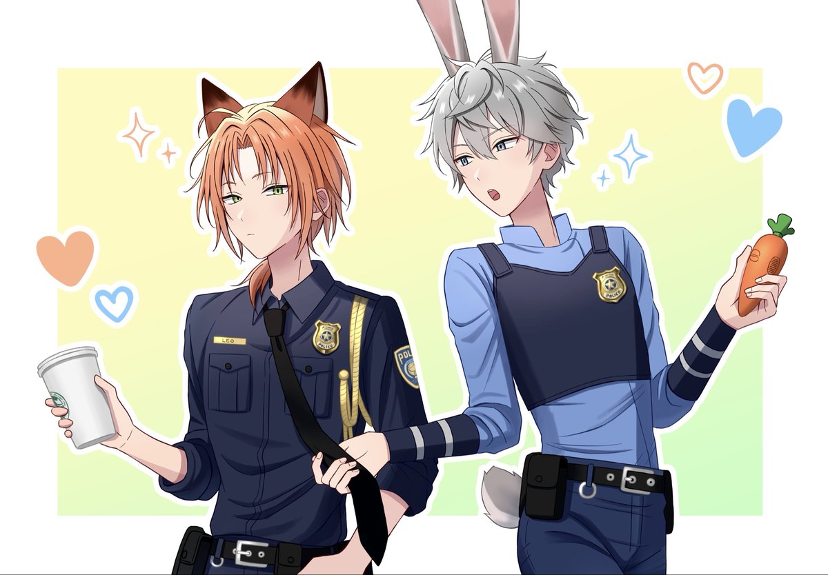 ramune_swsw's tweet photo. ※ズートピア パロ 🦊🐰 https://t.co/DHjg5uL2eE