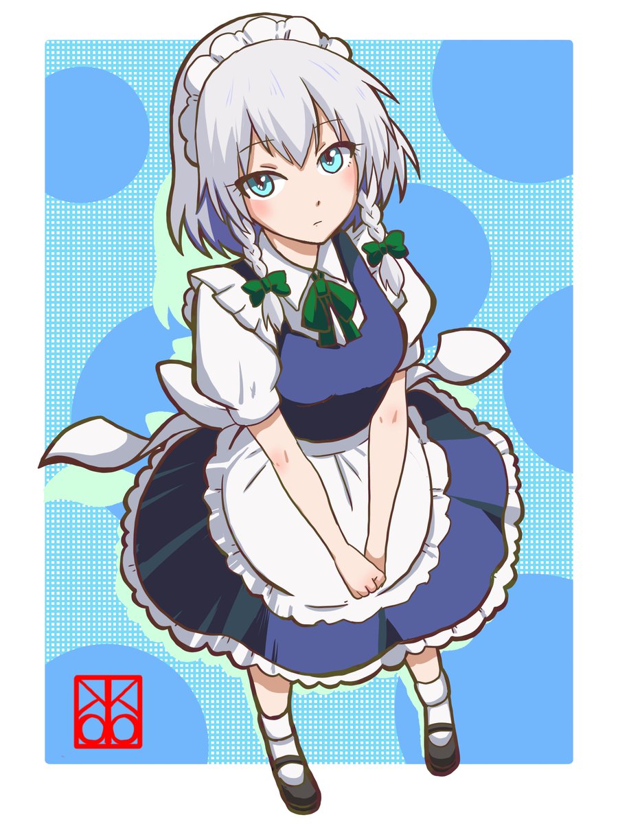 kuroear0961's tweet image. 咲夜。
#東方project 
#十六夜咲夜