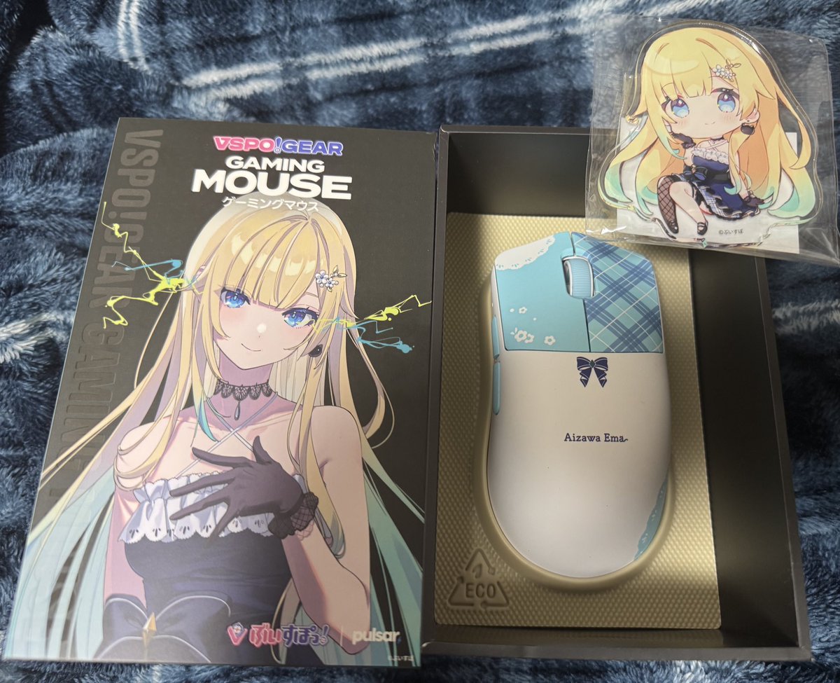 エマちゃんのマウス遂に届いたー！！！ デザインがエマちゃんらしさが