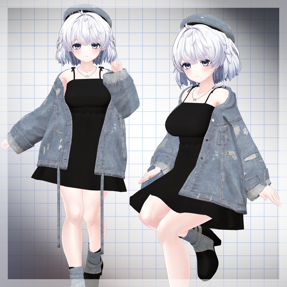 Xaroxaroya's tweet photo. 쿠마리 대응 완료된 기존 의상들 세일합니다!
~2026/2/19 23:59(GMT+9)

「Denim Chic-デニムシック-」
쿠마리 단품 1400円→990円
(Full Pack 2600円→1900円)
https://t.co/wSqIRIZW2p

「Orfeu-オルフェ-」
쿠마리 단품 1200円→900円
(Full Pack 2200円→1500円)
https://t.co/t2WjmtbC5r

「Lyra Hair」
900円→700円(Full Pack)
https://t.co/VwMXENNDJE

#VRChat #booth_pm