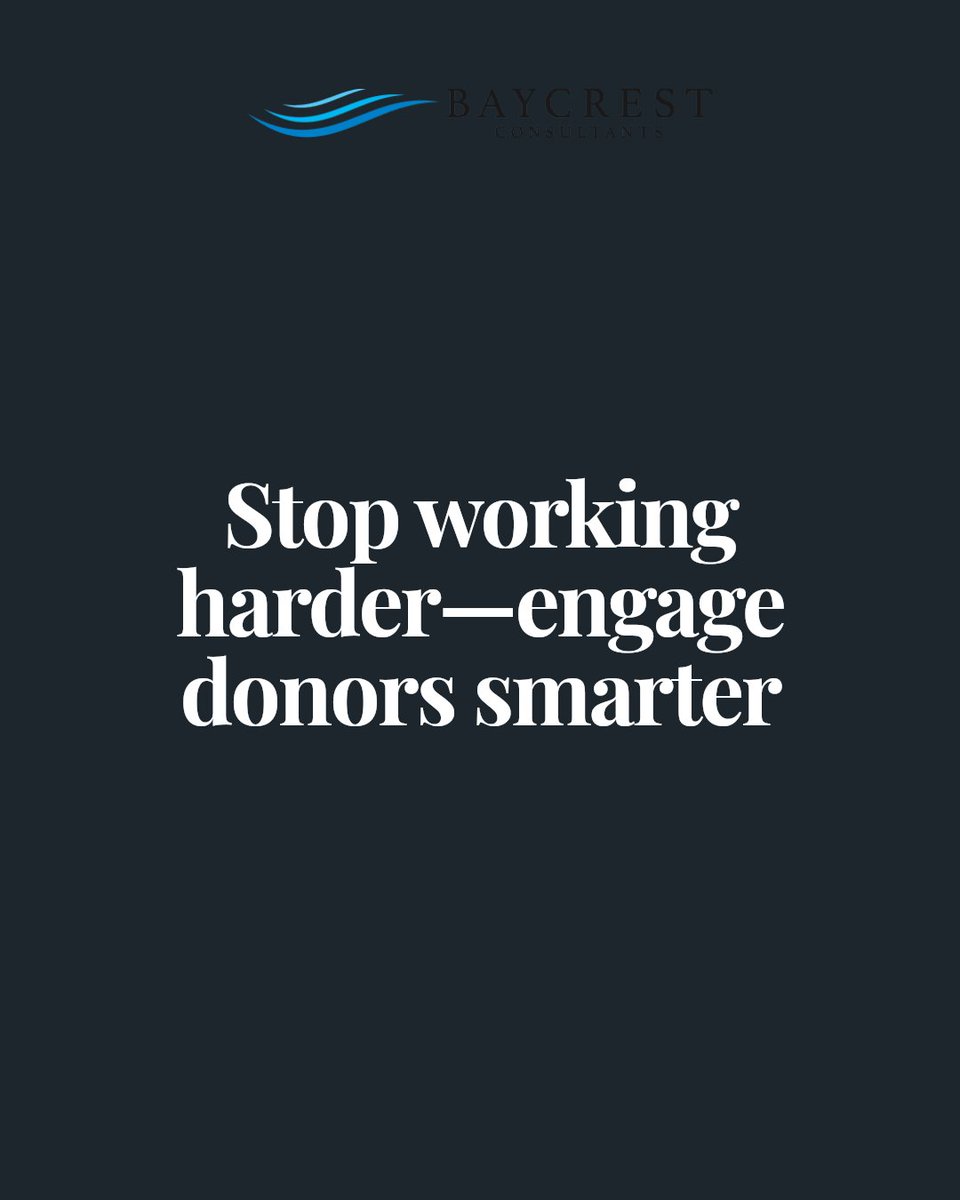 BaycrestC's tweet photo. Most nonprofits think boosting donations means working harder. What if smarter donor engagement is the key? Comment "Optimize" to learn how. #endlessmoneyloop #gamechanger #assetbuilder #winwin #deferredcompensation #keepmoreofyourmoney #taxstrategy https://t.co/0iU3FNHQFh