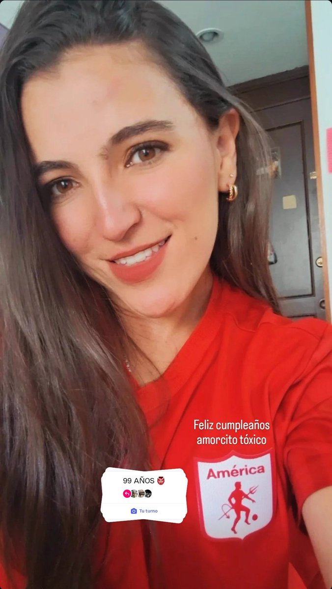 Y me siento orgulloso en la tribuna
en la calle donde sea cuando me visto de rojo... Saco pecho y fuerza en mi garganta, la humildad la dejo en casa señores soy escarlata!! 🎶🎷

Feliz Cumpleaños Toxi-amorcito ❤️👹 
<a href="/AmericadeCali/">América de Cali</a>
 #CaminoAlCentenario #FelizCumpleañosMechita