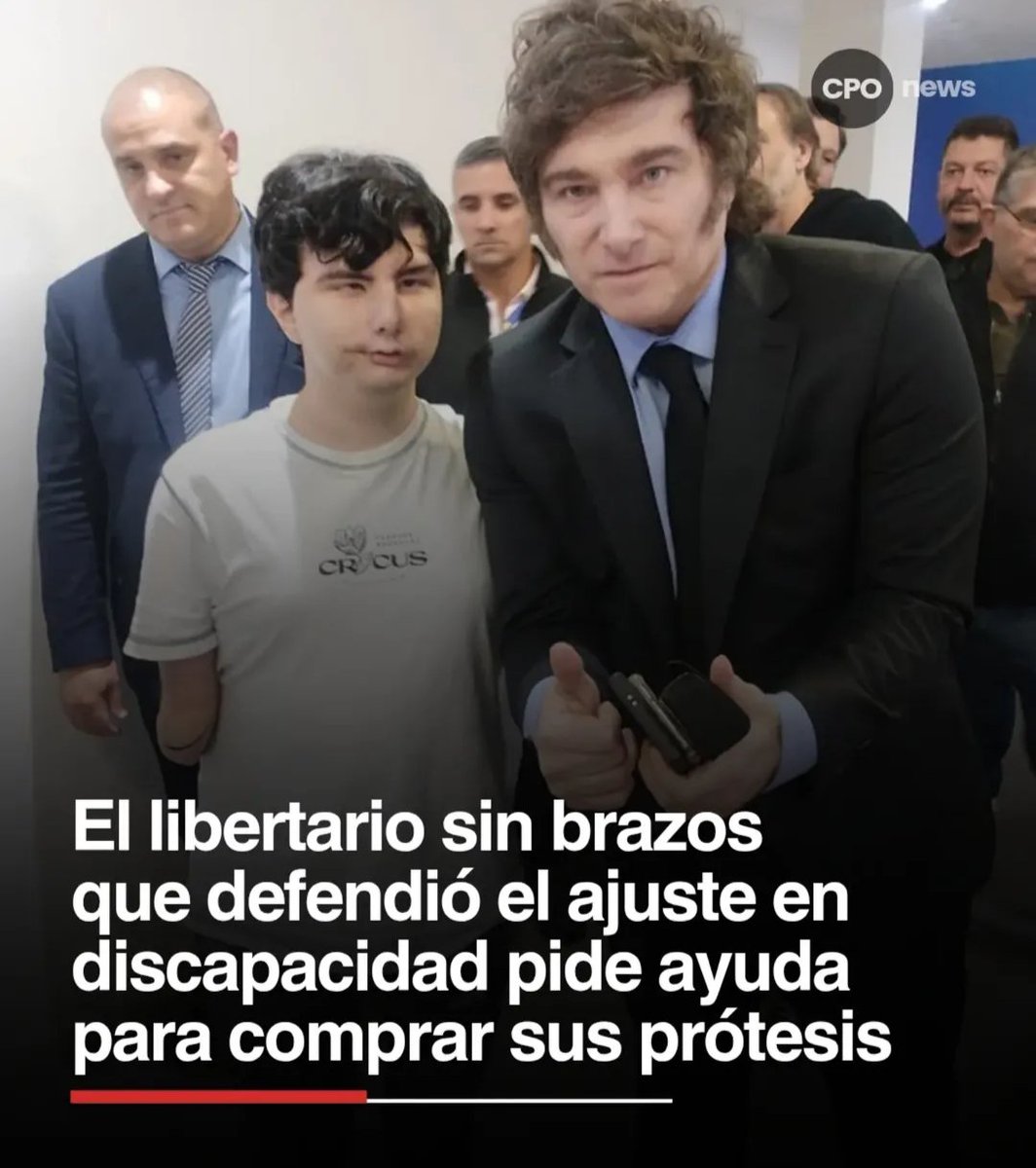 Y siempre te recordaremos con ese nombre: EL LIBERTARIO SIN BRAZOS
