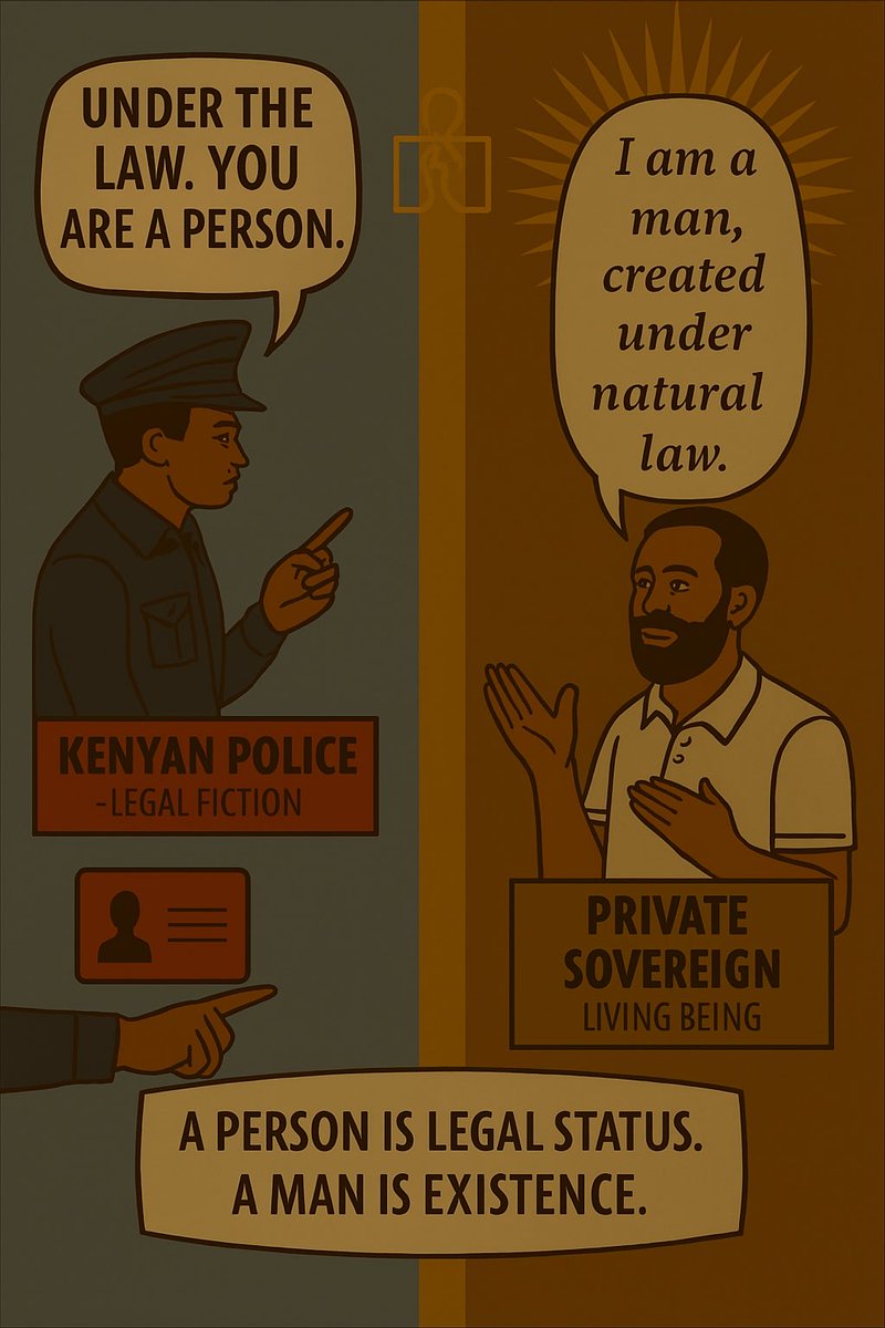 📜 “I am the man. The person is a role.”
🧠 The person is a fiction. The man is the fact.
#DualAuthorityPanel #CleophasOriginal #ManVsPerson
#𓎡𓃭𓅱 #law #civics #legalese