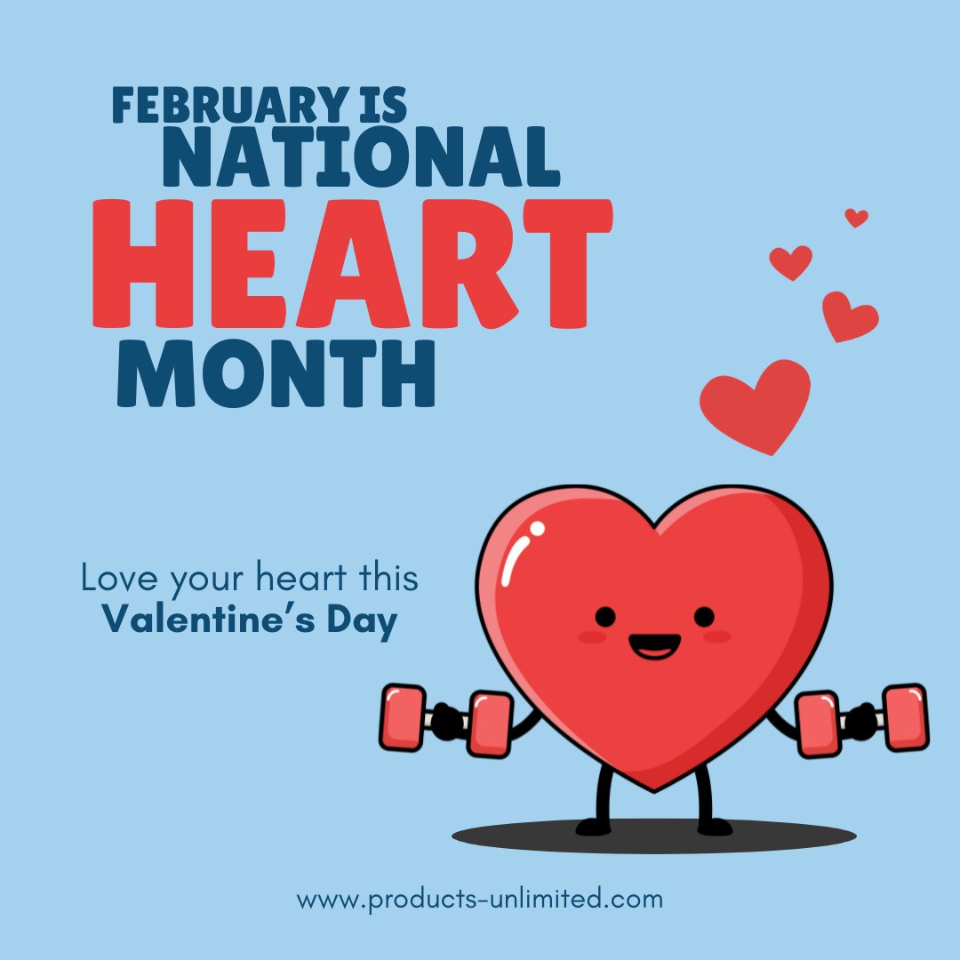 productsunl's tweet photo. It’s Heart Month! Remember to move you body regularly, eat heart-heathy foods and get plenty of rest. When it comes to your heart, it’s the loving thing to do.

#ValentinesDay #HeartMonth #February #LoveYourHeart https://t.co/HO6NWqCLii
