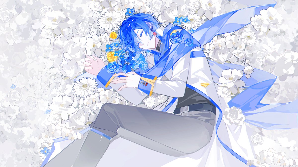 ✨💙20周年おめでとう💙✨
#KAITO 
#KAITO20th 
#KAITO誕生祭2026 
#KAITOお誕生会2026