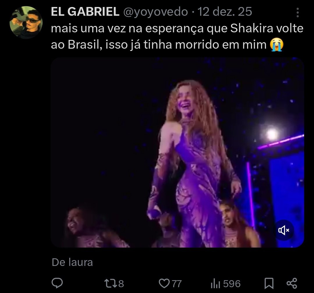 <a href="/santander_br/">Santander Brasil</a> <a href="/Shakira_Brasil/">Shakira Brasil | Fã Clube</a> <a href="/ShakiraPDBrasil/">Pies Descalzos BR</a> Oi Santander, ano passado nao consegui realizar o sonho de ver a Loba de pertinho, mas seria Una Tortura nao poder ver ela no maior evento do mundo este ano, nunca deixei de acreditar que a shakira voltaria e queria muito poder viver  🥹
<a href="/ShakiraPDBrasil/">Pies Descalzos BR</a>
#SantanderConLaReina