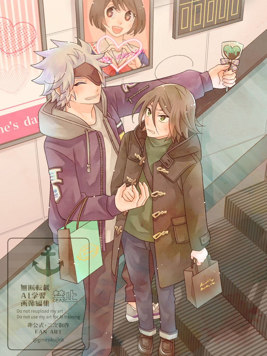 バレンタインにはべいびーあいらぶゆーだぜをエンドレスリピートしながら現パロチカナリを描かないといけないので…