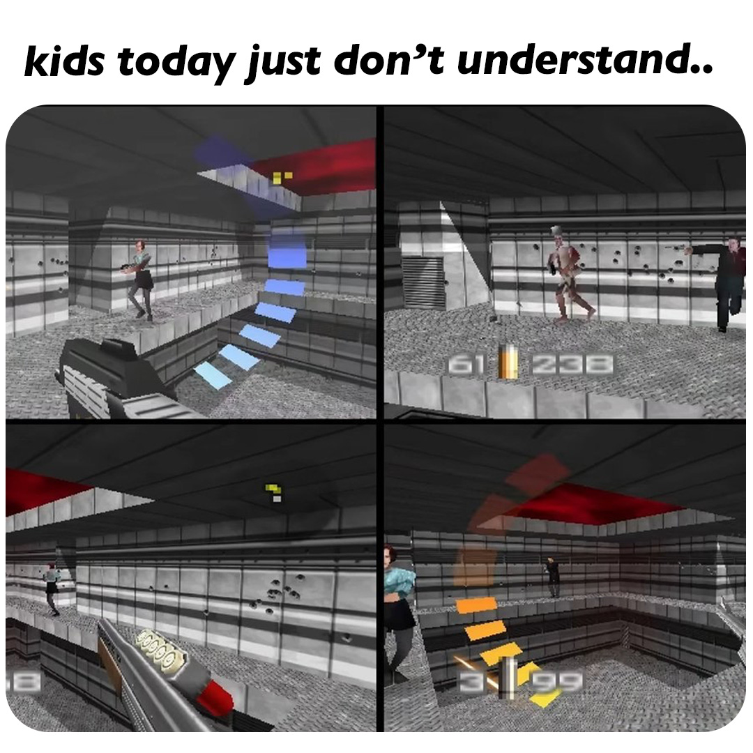 DKOldies's tweet image. Soundtrack still plays in my head.
•
•
#goldeneye #multiplayer #retrogaming #N64