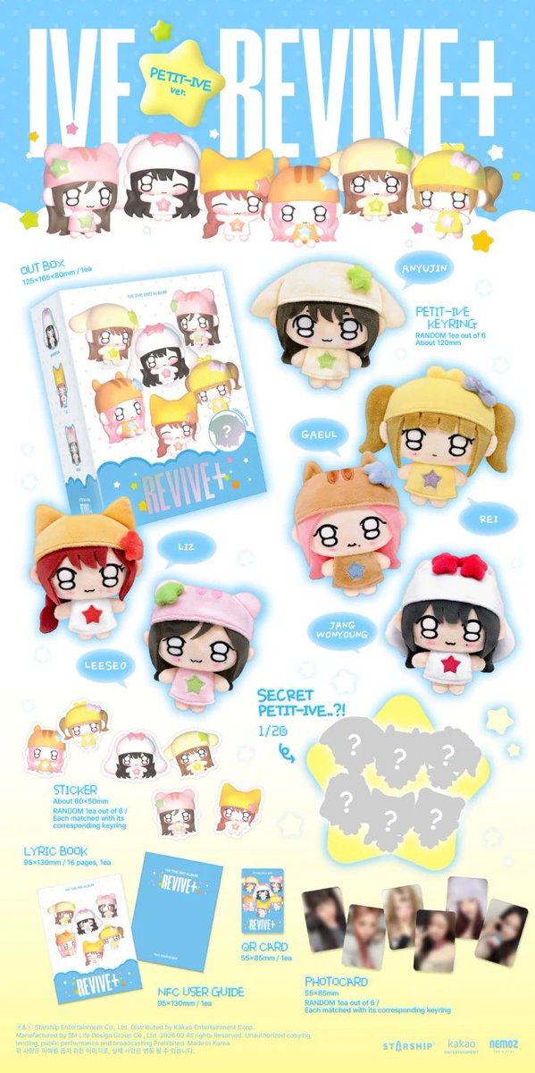 IVE REVIVE+ 追加形態🩷 ・PETIT-IVE ver. ・MD ver. ・MINI MINI ver