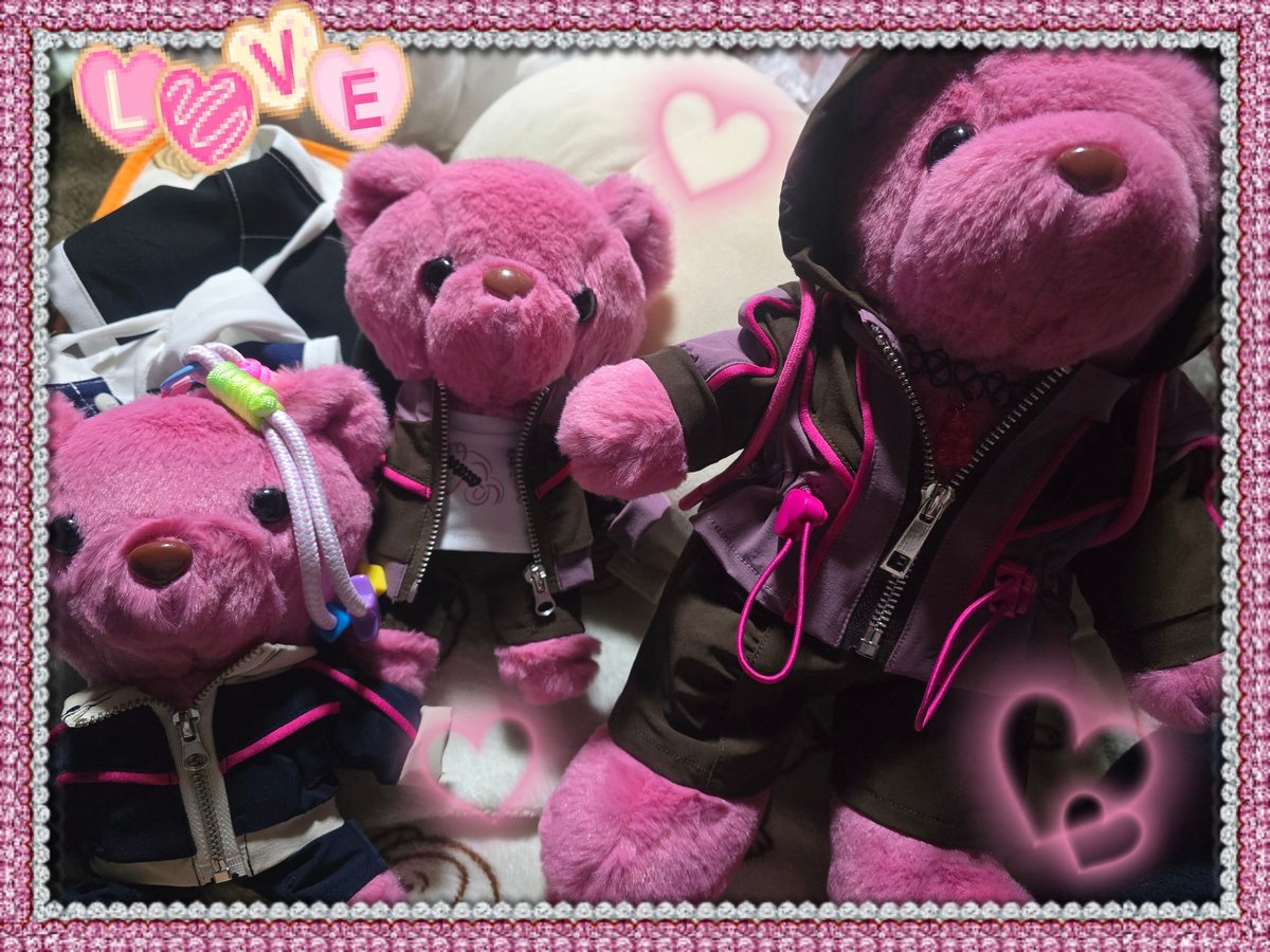 凄い早い‼️可愛いぬい服届きました💕
この度もありがとうございました👏
おうちのぬい達もお着替えしました(笑)

沢山の特典も感謝します！
thank you🙆
<a href="/negacfashion/">Nega C. Fashion</a> 
<a href="/Noeul_lee6/">Noeul</a>