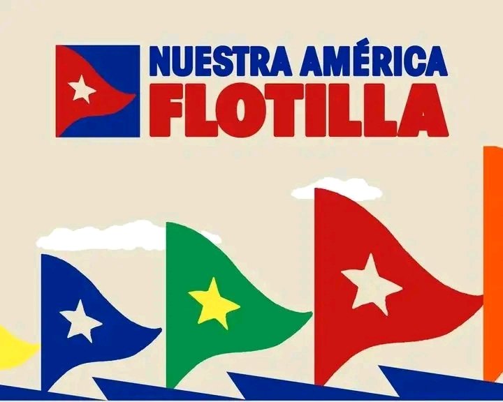 1raTrinchera's tweet photo. NOTICIÓN CUBA 🇨🇺 Se lanza oficialmente la Flotilla Nuestra América desde la Internacional Progresista a la que se sumarán representantes de varios países del continente y del mundo🇨🇺

#CubaNoEstáSola
#PrimeraTrinchera https://t.co/cvP2xLPA6B
