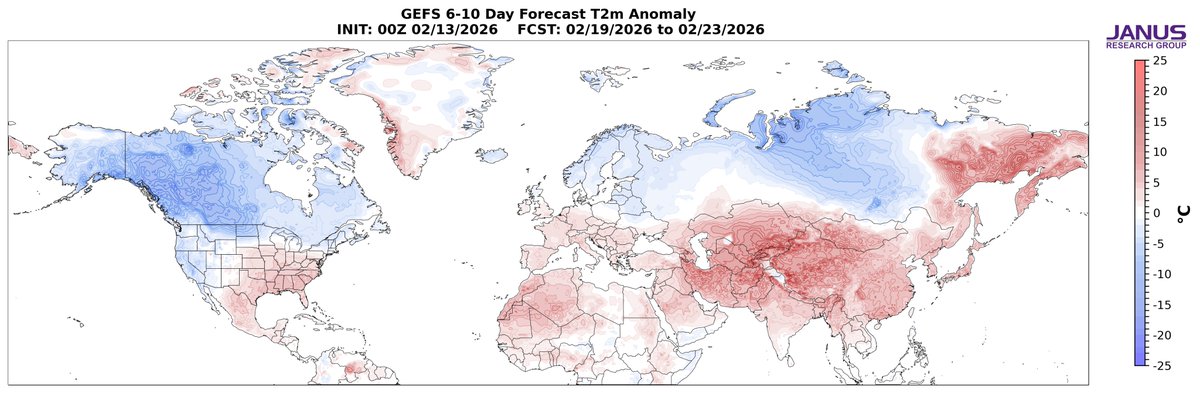 judah47's tweet image. #Winter is down but not out. #Cold temperatures across Northern Hemisphere are currently in full retreat but will expand rapidly in a week's time across Eurasia as high-latitude/Greenland blocking returns &amp;amp; also across North America with return of wave reflection, including NE US