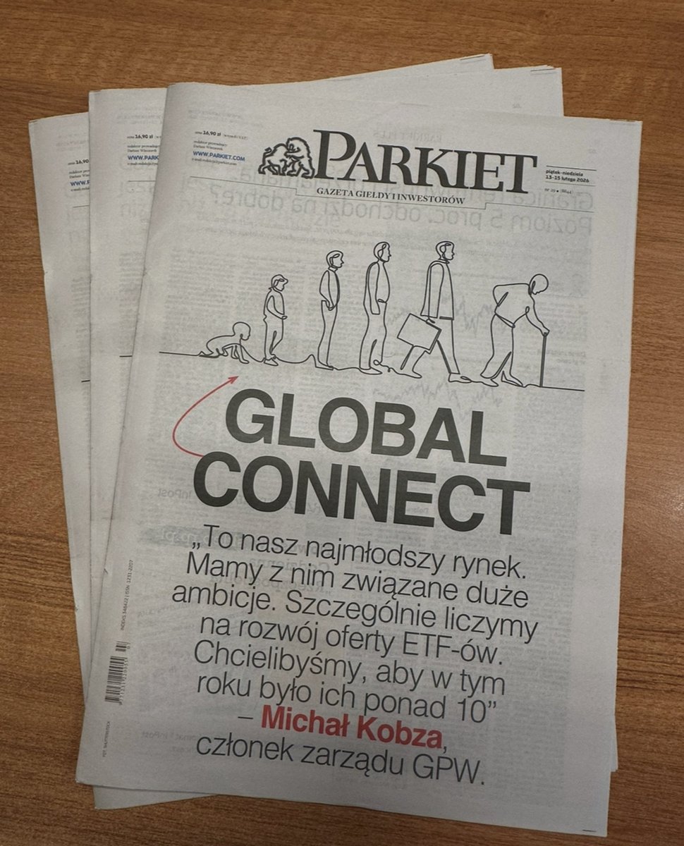 GPW_WSExchange's tweet image. #GlobalConnect rozwija się dynamicznie i przyciąga coraz większą uwagę rynku. 📈

O kierunkach tego rozwoju opowiada Michał Kobza, członek zarządu GPW, w wywiadzie Urszuli Zielińskiej z @Parkietcom. 📰

#GPW #Giełda #ETF #Parkiet #Wywiad #RynkiZagraniczne #Inwestorzy