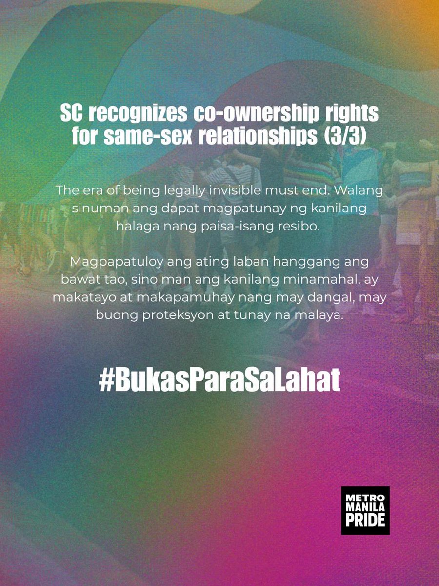 Metro Manila Pride 🏳️‍🌈 tweet media