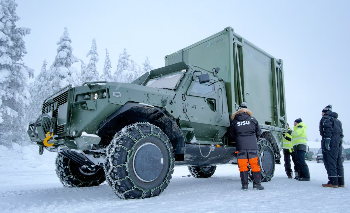 At #griffintechdays, we showcased the SISU GTP equipped with a #Conlog container- a strong demonstration of modular capability. Thank you to the organizers for a well- executed event💫