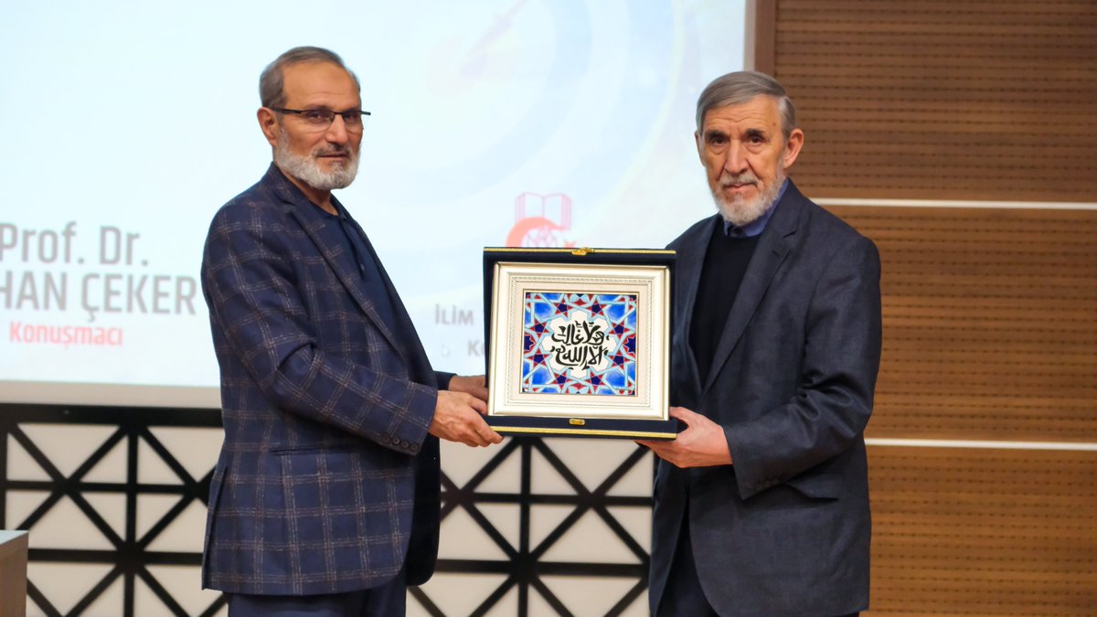 Bir Konu Bir Konuk programı kapsamında Prof. Dr. Orhan Çeker tarafından verilen Gençlik ve Hedef başlıklı konferans Muhammed Büyükkaplan Tıp Erkek Öğrenci yurdu konferans salonunda icra edildi.