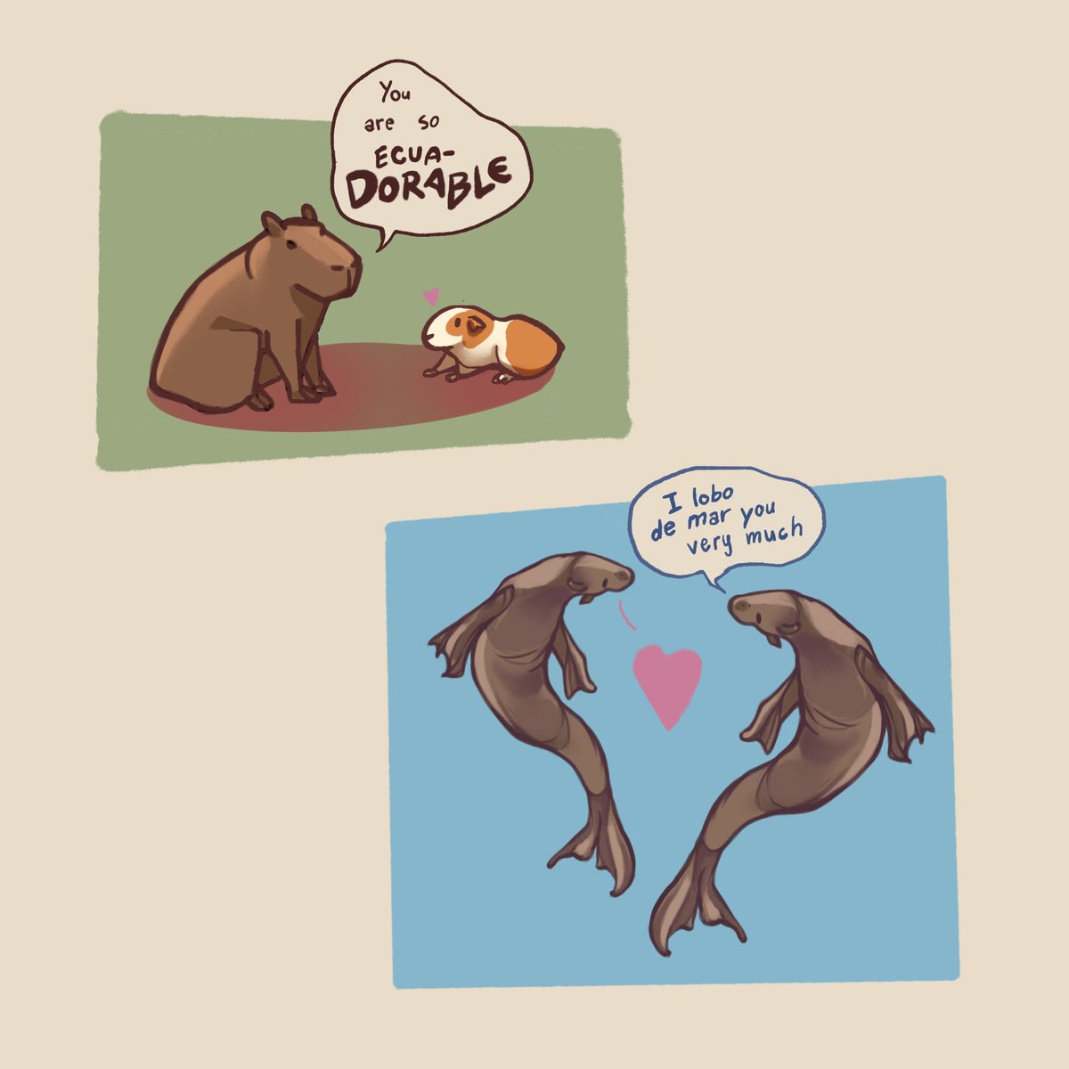 Still looking for a bad pun to send to your crush this Valentine's day? Look no further! I got you!

Okay, mayyyybe this one is more niche, but for any Ecuatorianos out there, this one is for you 😌