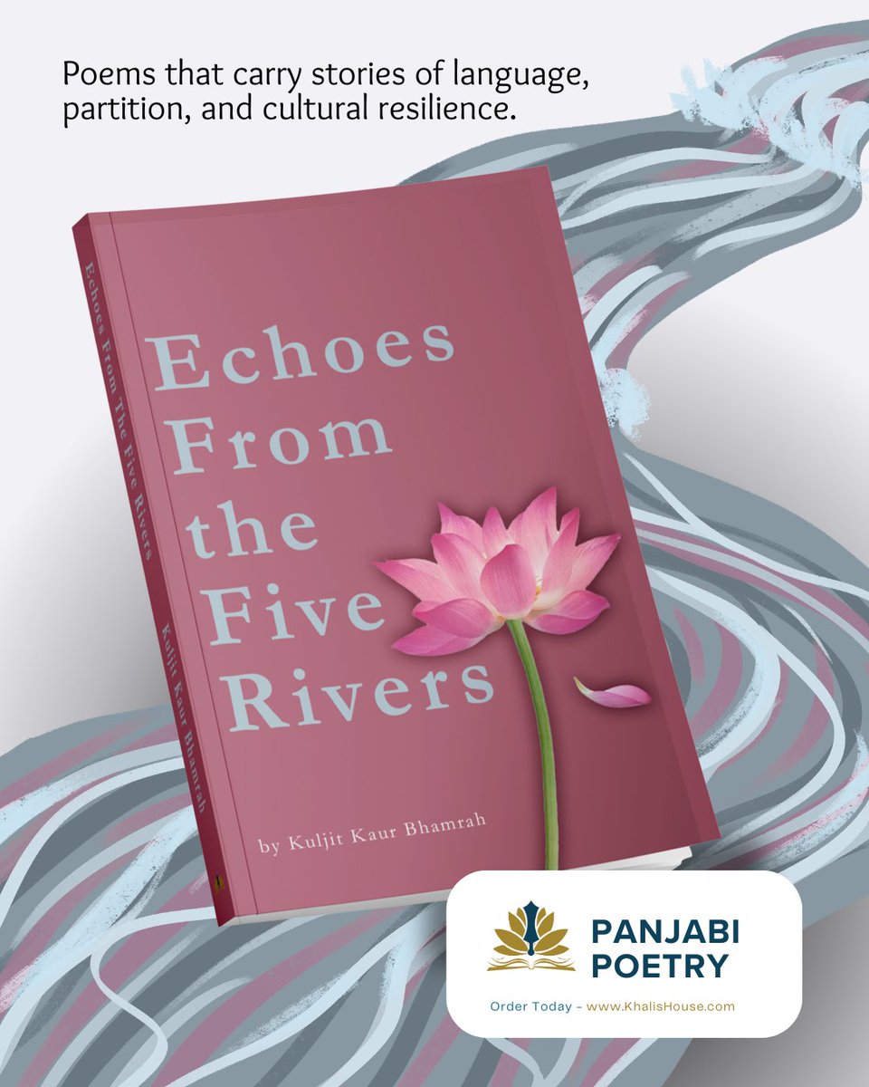 Poetry shaped by Panjab’s rivers, partition, and resilience. Love, loss, identity, written without compromise. These verses don’t seek approval. They stand unapologetic, rooted, and alive.

Order today ⬇️
khalishouse.com/shop/ols/produ…