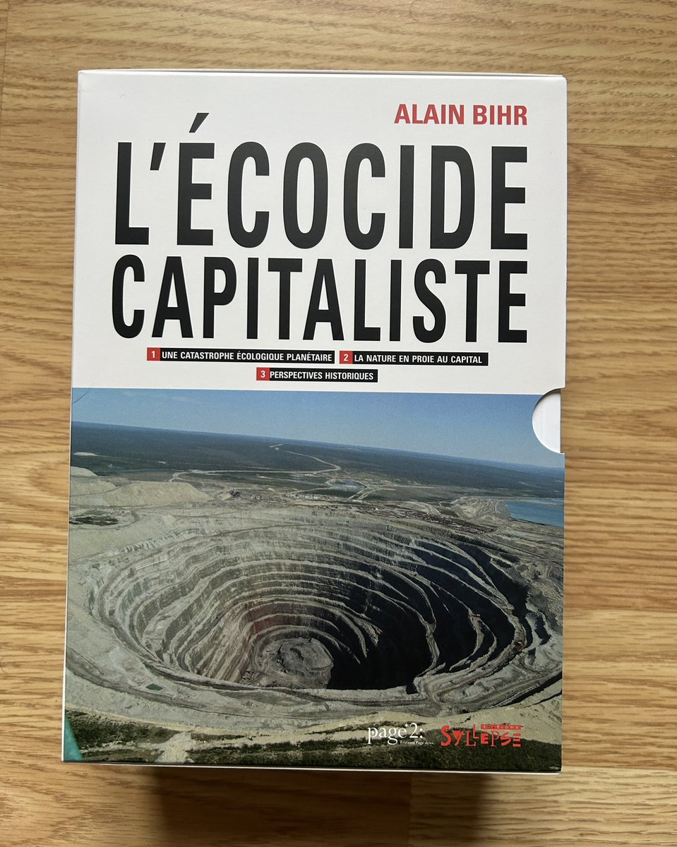 Spectre2Marx's tweet image. On aura déjà dépassé les +10 degrés, l’anniversaire des 50 ans de règne de Macron I, la submersion des villes mondes etc…. mais rares sont celleux  qui auront terminé   le pavé  d’Alain Bihr « l’écocide capitaliste »