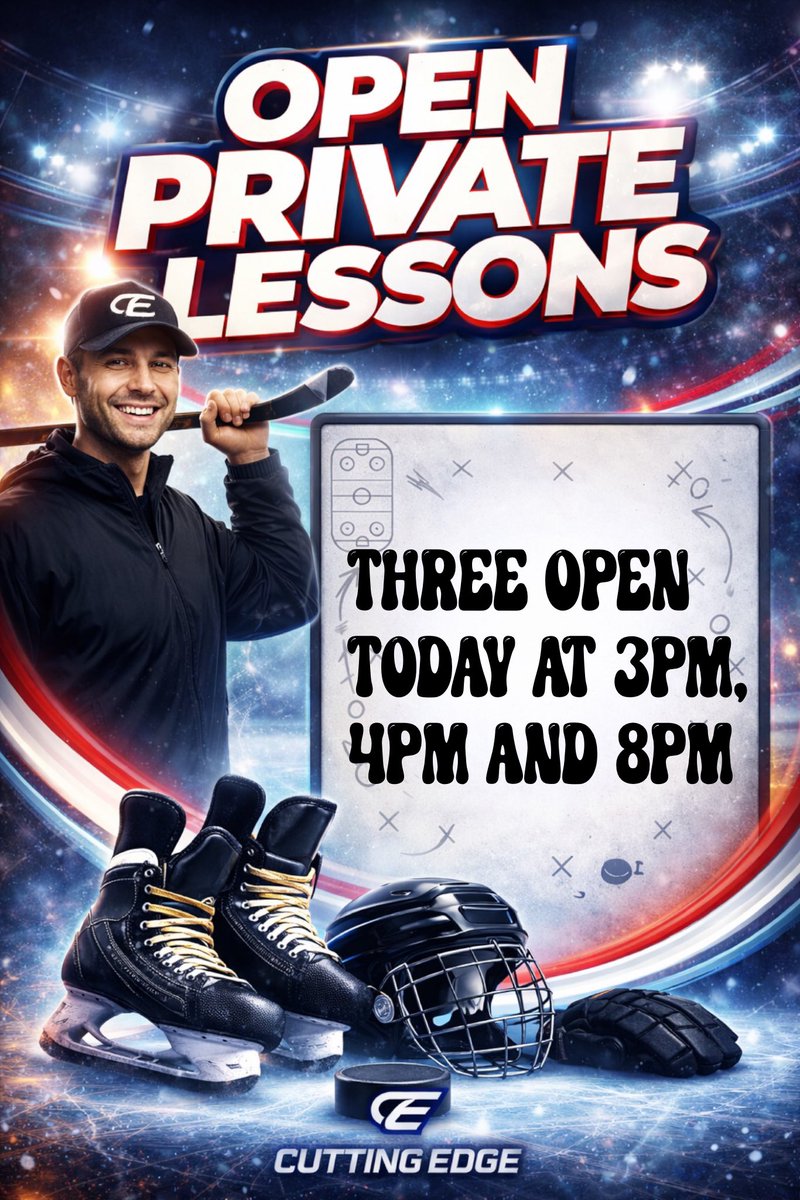 A few open privates today at Cutting Edge.