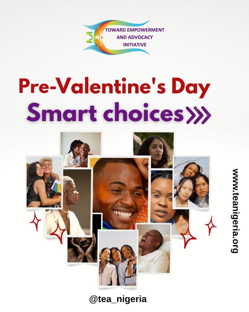 tea_nigeria's tweet photo. Love is beautiful. But loving wisely is powerful. ❤️✨

This Valentine’s season, choose yourself first.
Romance should never cost you your wellbeing.
Celebrate love safely, informed, and empowered.

#teanigeria #smartchoices #prevalentines #selflovefirst #knowyourstatus https://t.co/wFWrDGpTTI