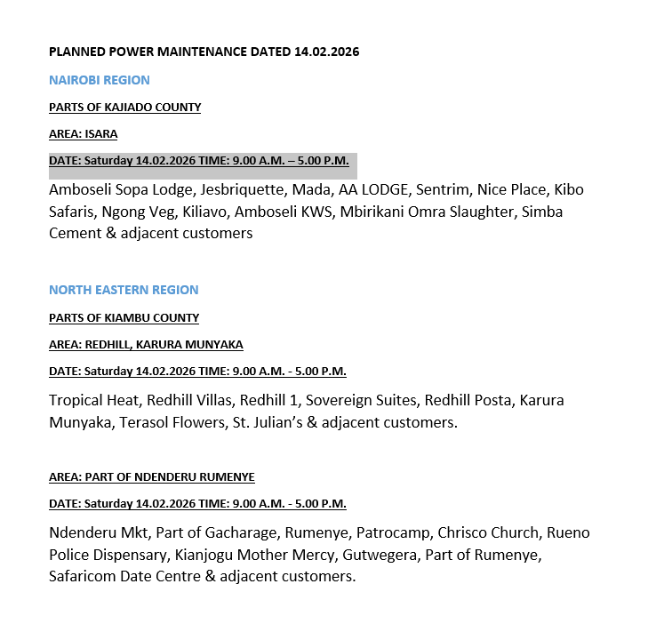 Kenya Power tweet media
