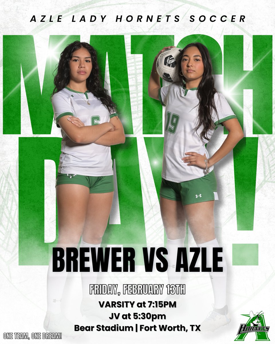 AzleSoccer's tweet photo. FRIDAY GAME DAY! 🔥⚽
We are heading to Brewer tonight for another District battle!💪
Parents and fans, grab your gear and meet us at the stadium to bring that energy👏
#AzleSoccer #LadyHornets #DistrictRun #GameDay #HornetPride #OneTea https://t.co/YHSk4xfxDM