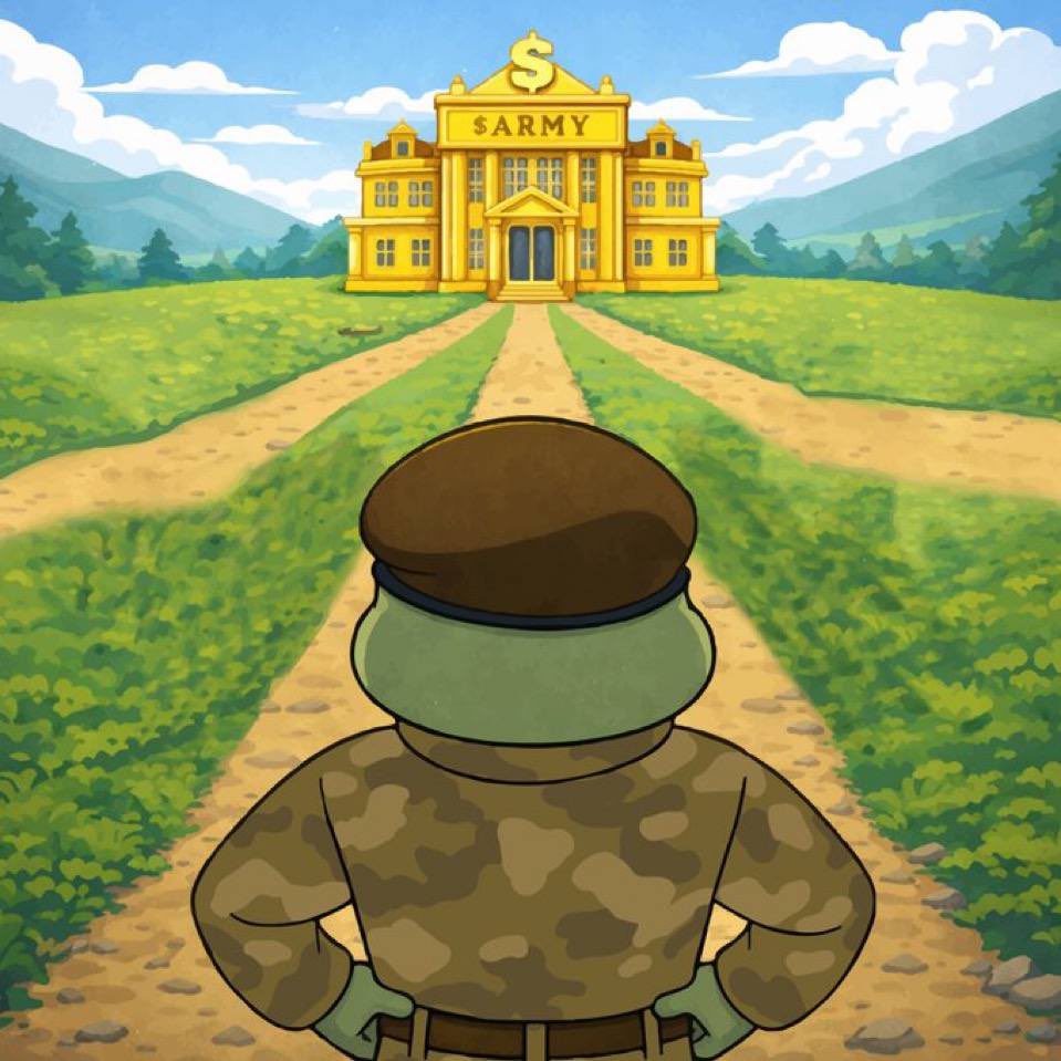 <a href="/cryptogems555/">Crypto GEMs 📈🚀</a> $ARMY

Dips tried to break us $ARMY laughed.

From 70k hell to floor rebuilt strong, dev grinding, raids relentless, comeback coded in.

You still diamond or folding soft?

Wake up, reload, raid harder tag a brother who’s sleeping on generational levels!
$ARMY! $ARMY! $ARMY

CA: