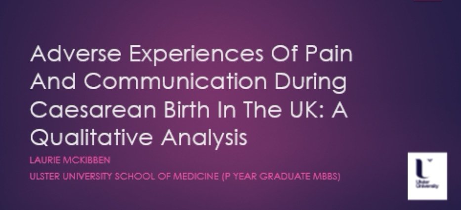 Lols_Mc's tweet photo. Gagged that I won the prize for my work, in such an important area of obstetrics research. #UOGS https://t.co/jJZmezKyB9