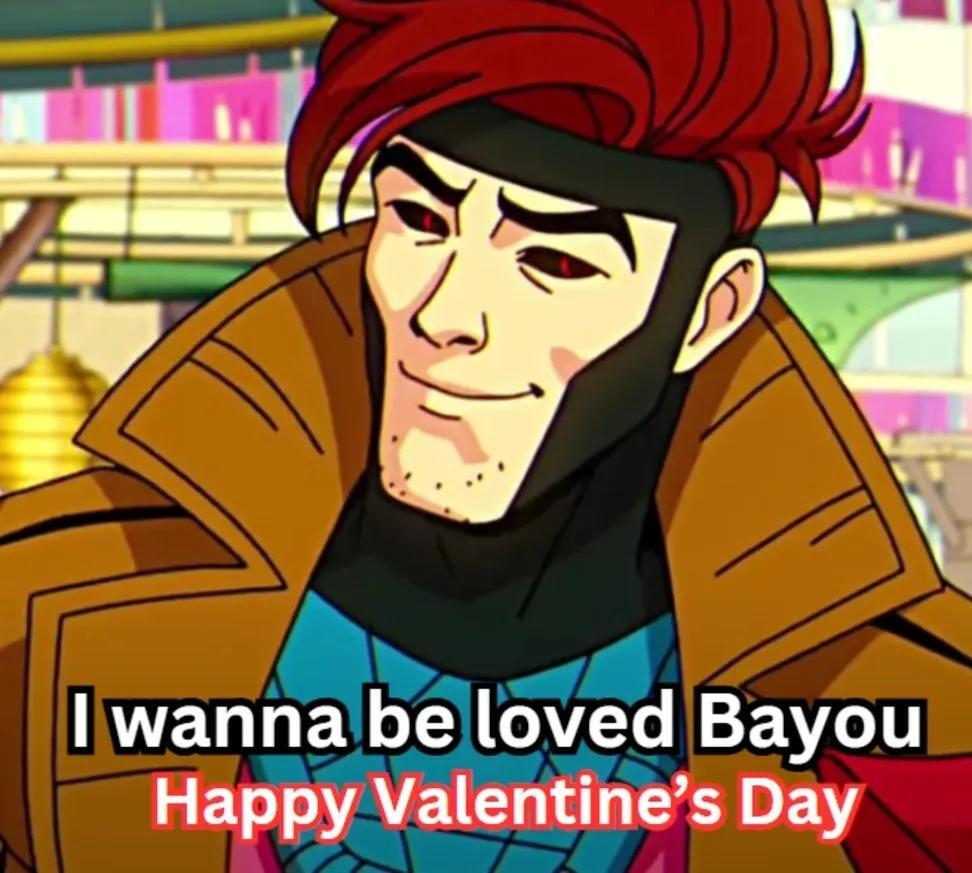 We're going to do some X-Men 97 Valentine's throwback memes today, because I feel like reposting these. Tis the season. 
#romy 
#xmen #xmenmeme #xmenmemes #xmen97