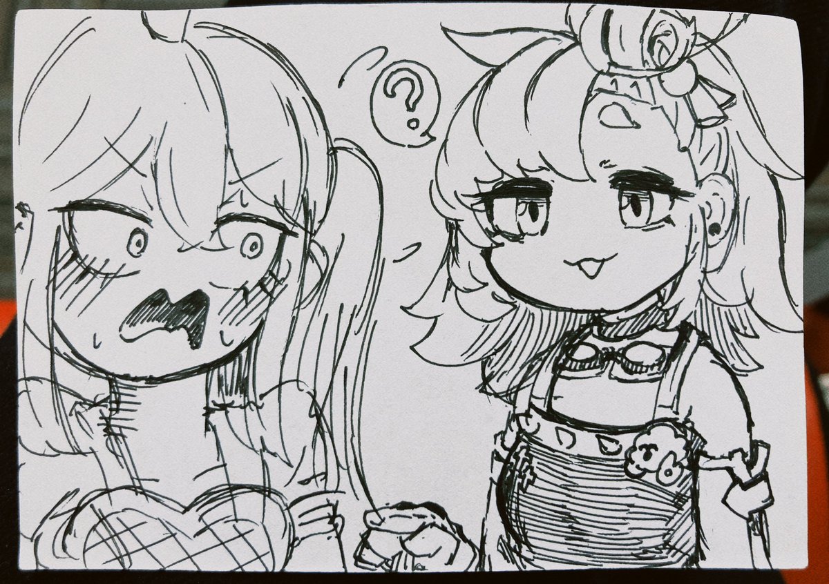 Segu_way's tweet image. 🚚「そんな格好してどうしたんでい？」
🐗「なっ何でもありませんわ！！！」