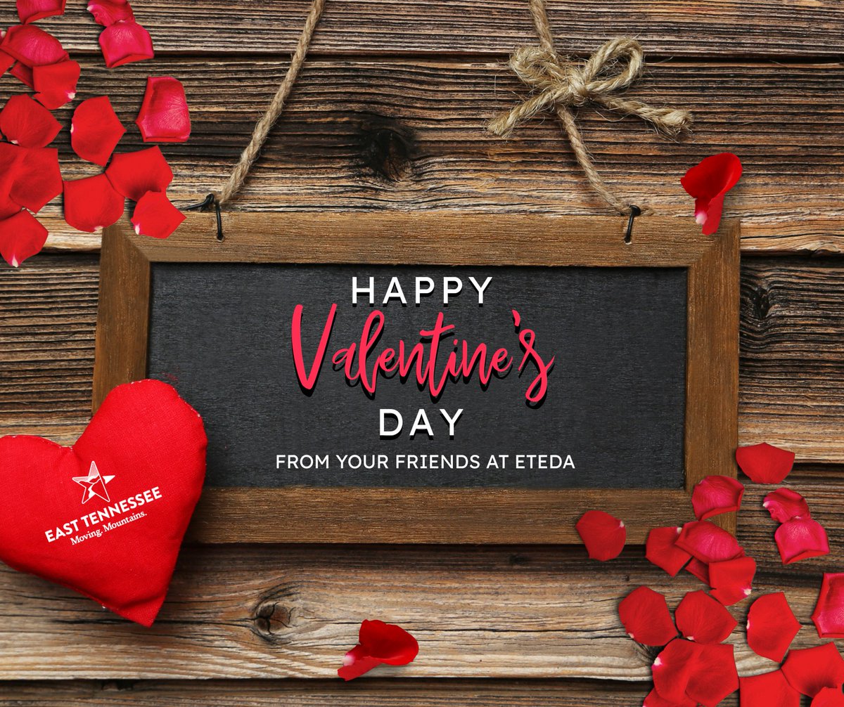 Happy Valentine’s Day from ETEDA! ❤️

We love East Tennessee — the people, the places, and the partnerships that make this region thrive. Every day, we’re proud to help tell East Tennessee’s story and support the growth that’s truly #MovingMountains!

#ValentinesDay #LoveEastTN