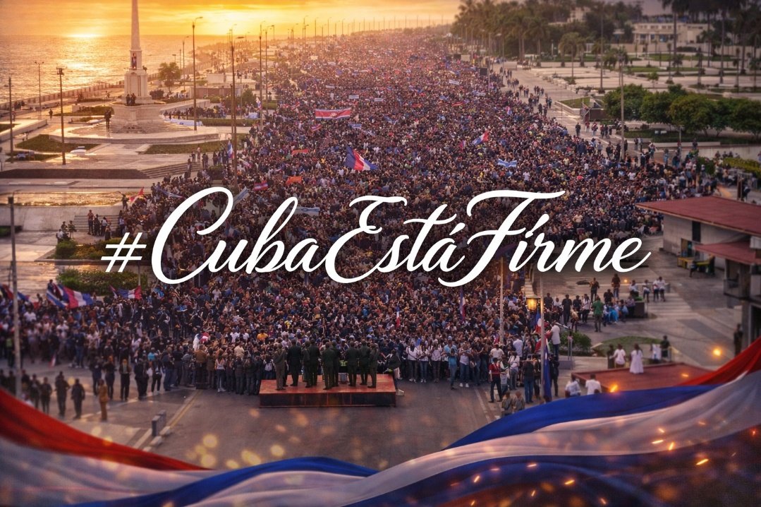 Esta claro de que #Cuba jamás guardará silencio cobarde ni se doblegará ante el bloqueo y las sanciones. Tenemos el apoyo de la comunidad internacional y aquí estamos con el ❤️ y mucho más #DefendiendoCuba🇨🇺💪❤️
#CubaEstáFirme 👊💪