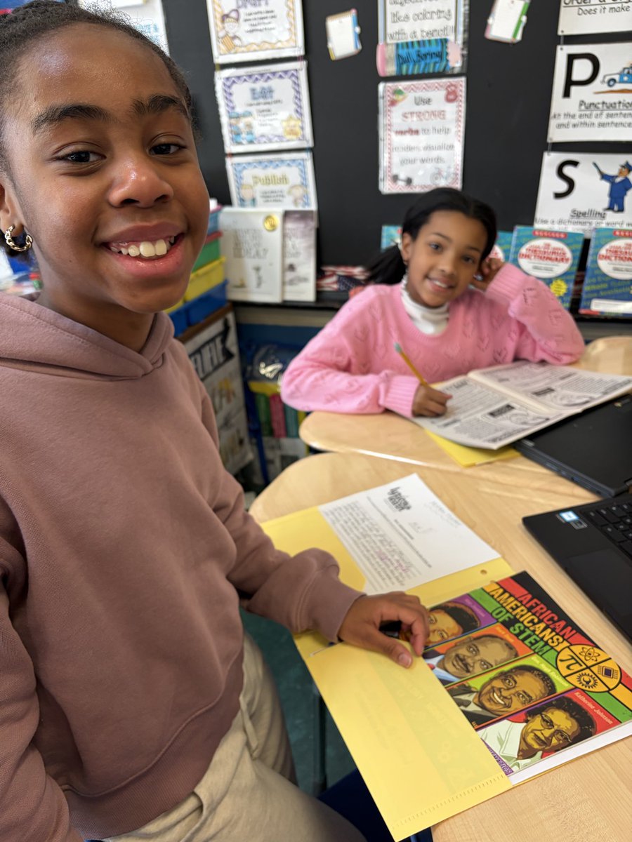 ics_stults's tweet photo. 4th grade honors famous black Americans in STEM! @icschool_online https://t.co/oupU9xBZXU