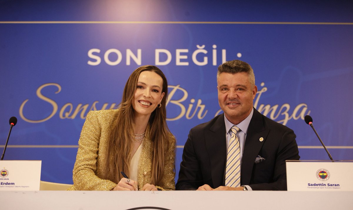 Son değil; sonsuz bir imza. 💛💙

Kaptan Eda Erdem iki yıl daha Fenerbahçemiz'de!  

🔗 bit.ly/3MHnqLV