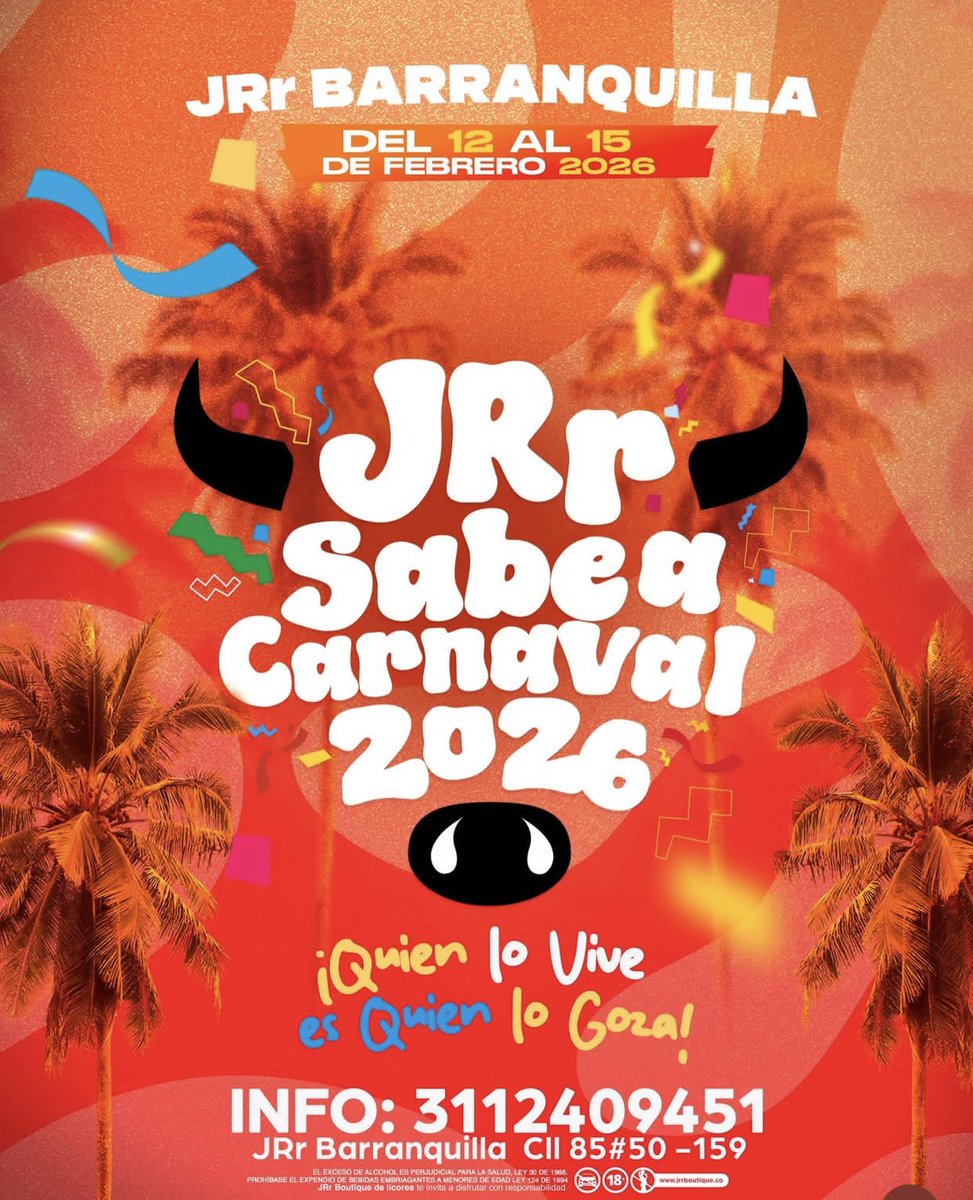 Con una excelente #nómina de artistas, @JRBarranquilla tiene sabor a #carnaval del 12 al 15 de febrero. intervallenato.com/inicio/jr-en-b…