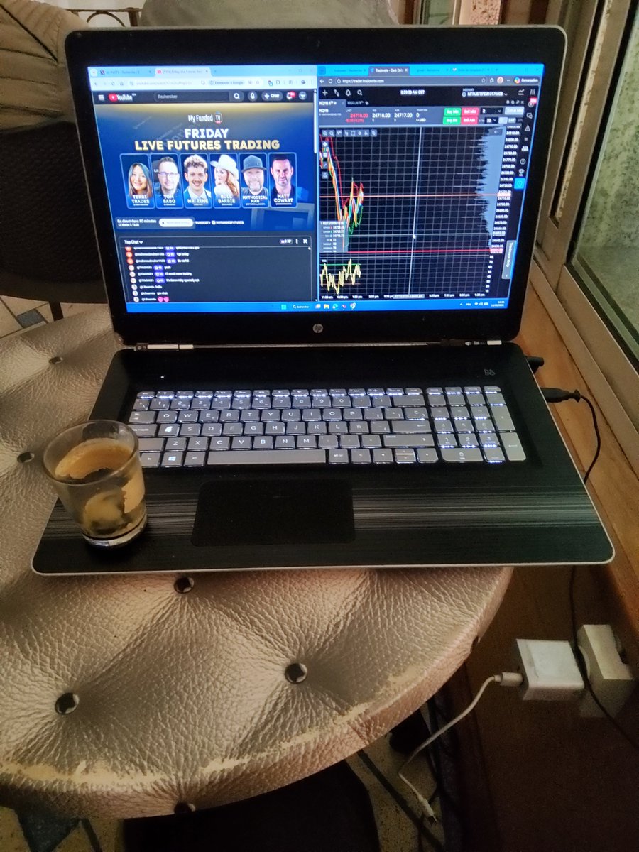 raalivr's tweet photo. just a simple laptop and some coffee. My REAL setup is the education I get from the MFFU live stream. Hardware doesn't make you profitable, knowledge does. I will succeed.Let's work!

@myfundedfutures @MAGNUS_FUTURES @MyFundedTV #TradingSetup #Grind #MFTV
https://t.co/VfQNC3E0Wt https://t.co/Aaha1YbbnD