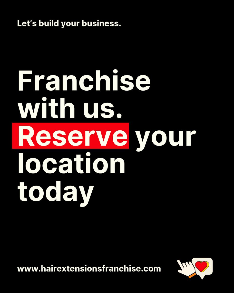 needa_makeover's tweet image. 🚀 We’re expanding across the UK!
Be part of a brand changing lives through non-surgical hair transformations.
Limited franchise territories available 🇬🇧
👉 needahairmakeoverfranchise.co.uk
#FranchiseUK #BeautyIndustry #Entrepreneurship