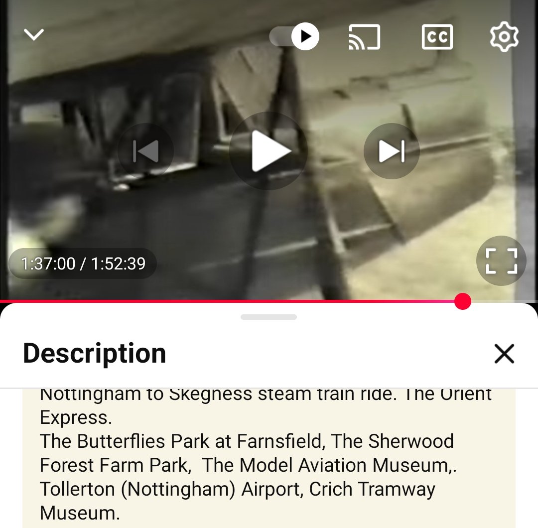 Portrait of a City: Nottingham 

Film by Dennis McCarthy 1993

Featuring Nottingham Tollerton Airport at 1:36 onwards 

youtu.be/6JaS2uiayJk?