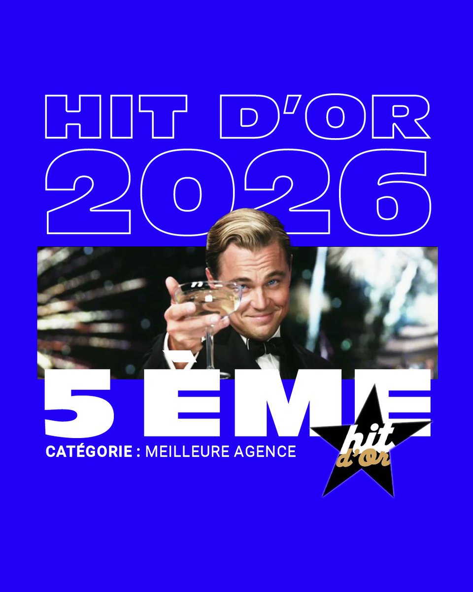 Steveagency's tweet photo. Steve est fièrement classée 5ᵉ meilleure agence 2026 au Hit d'or @CB_News 💙… Il y en a même trop pour tenir sur un maillot : 11 ⭐️ ! ️ https://t.co/Qzn7z2YEBN
