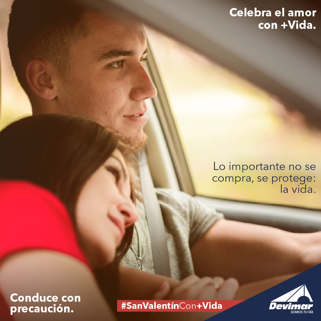 ¡Celebra San Valentín con ➕Vida!

Lo importante no se compra, se protege: la vida ❤.

Cuídate en la vía y enamórate de la vida 🥰.

#SomosTuVía