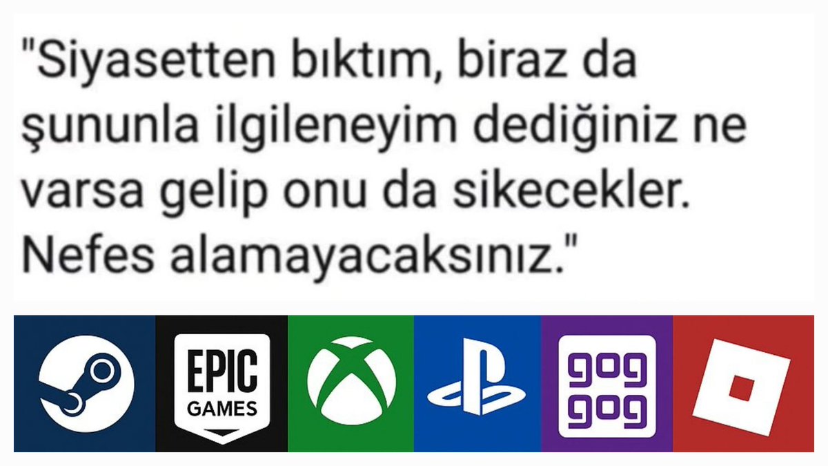 Sıra oyunlara geldi... #OyunYoksaVergiYok