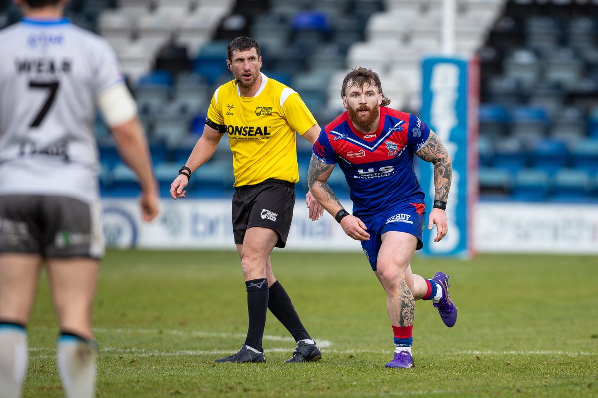 RochdaleHornets's tweet photo. "Once the whistle goes, that sentiment goes out of the window." 🗣️

Lewis Hatton looks ahead to a reunion with former club Keighley Cougars in the Betfred Championship this Sunday.

📰: https://t.co/mJVmt3ePFM https://t.co/hLJZInsbey