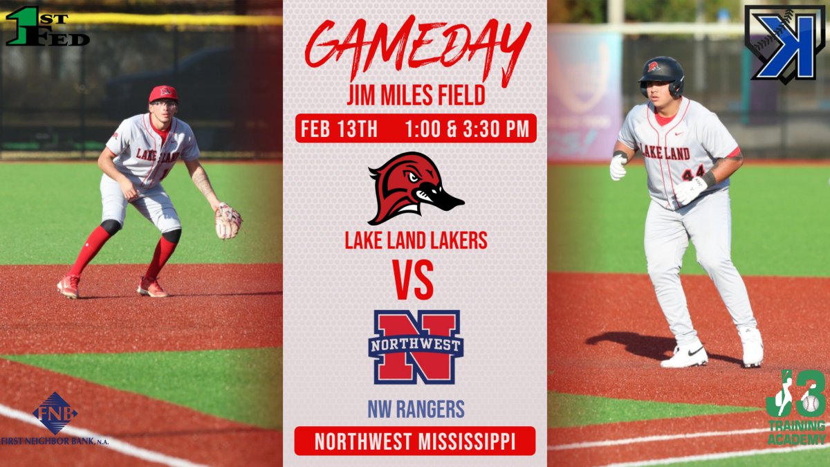 LLCAthletics's tweet image. Double Header Baseball for @LLC_Baseball as they finish the series with the Rangers of Northwest Mississippi today starting at 1:00pm

#LakerUp #L4L