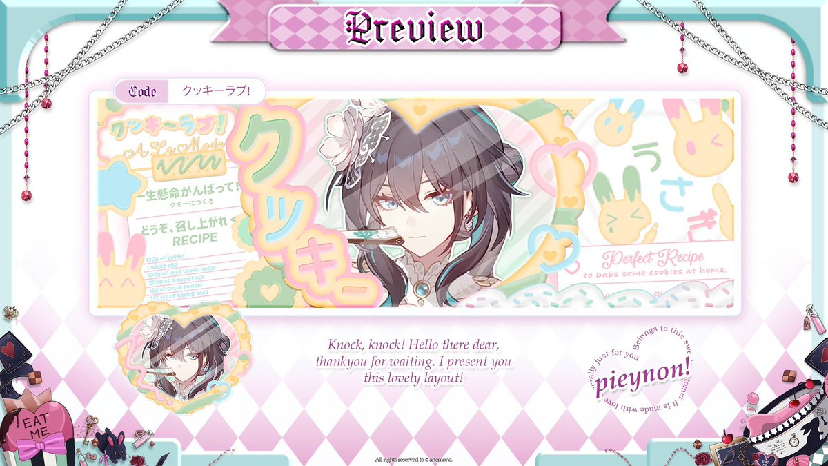 OMAYOMAYGAHHHH aku mawu berterima kasih lagi sama kak <a href="/miichurin/">♡</a> untuk GA nya sekali lagi semoga selalu bertambah rezekinya &amp; kak <a href="/anemyone/">Anemone on holiday!</a> timaaci juga udah buat leyot secantik inii 🫰😭🩷 loafloaf bgt intinyaa <33